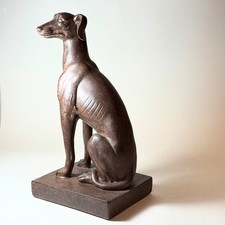 Dog Art Deco Greyhound Statue