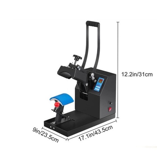 Cap heat press machine - press, 8x14cm