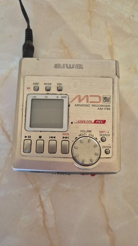 Aiwa f80 portable minidisc - portable,