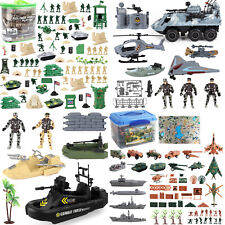 Toy Soldiers Army Men Toys Figures Vehicles Tanks Planes Playset Kids Gift