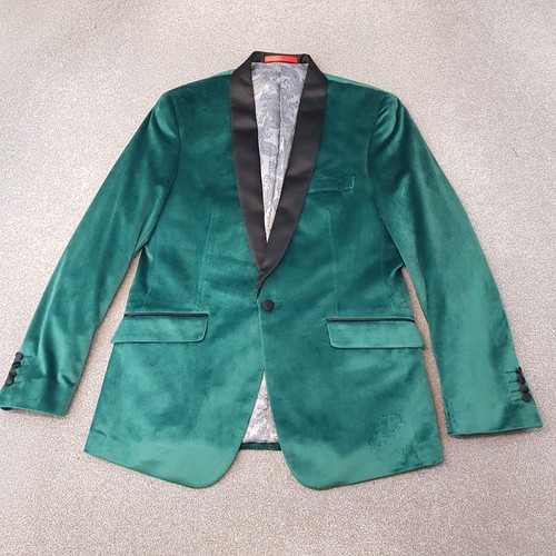 Dobell mens jacket 42r green - jacket,
