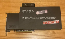 EVGA NVIDIA GTX 580 CLASSIFIED Hydro Copper 3GB GDDR5 PCIe Graphics Card