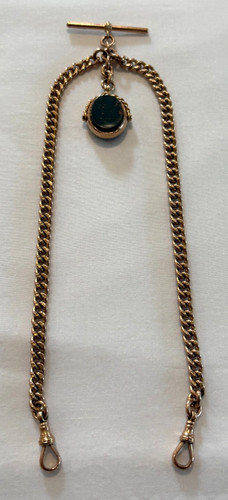 9ct rose gold antique double - gold,