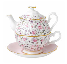 Royal Albert Rose Confetti Tea