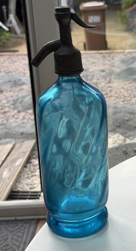 Vintage french blue soda - vintage,