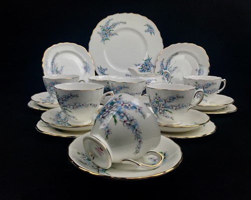 Royal osborne vintage tea set - vintage,