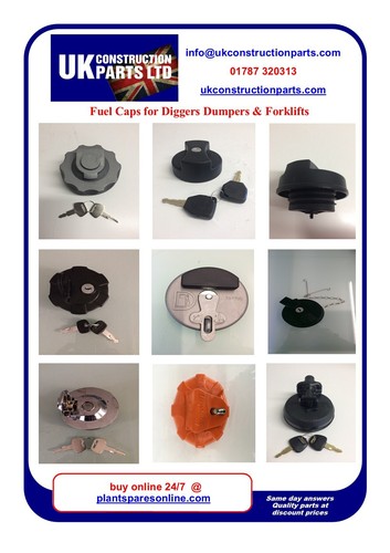 Mini digger fuel caps flyer - digger,