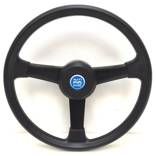 Black boat steering - boat, wheel