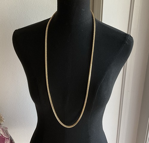 Gold plated franco link - gold,