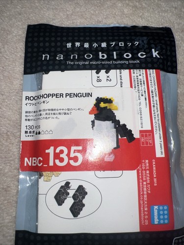 Nanoblock rockhopper penguin - rockhopper,