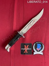Liana Liberato autographed signed real Buck 120 knife Ghostface Scream Beckett