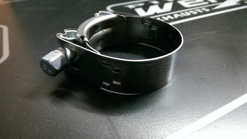 Motorcycle exhaust clamp - motorcycle,