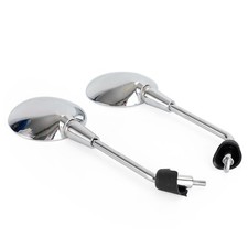 Rear View Mirror PAIR Chrome