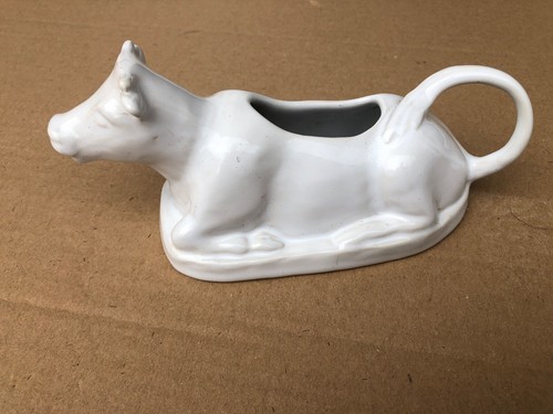 Green white cow creamer - t.g.,