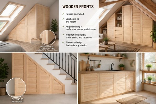 Wooden front doors - front,