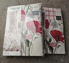 Double reversible duvet cover set And Curtains.