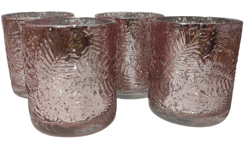 Mercury glass votive candle - mercury,