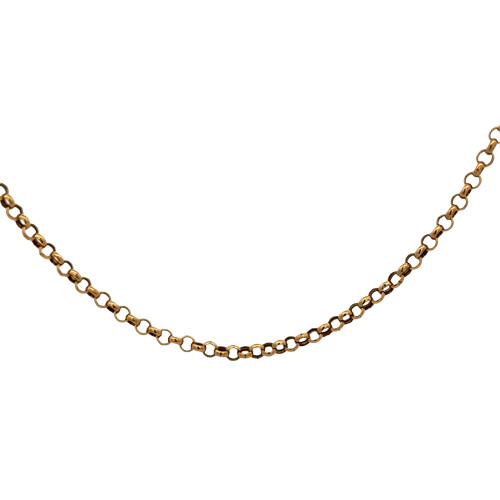 9ct yellow gold belcher chain