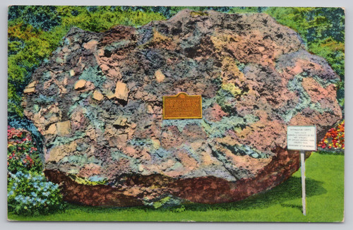 Postcard the tufa rock hot - tufa, in