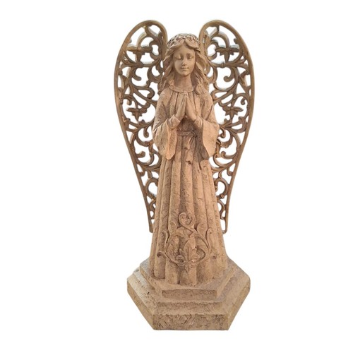 Praying angel ornate cut - angel,