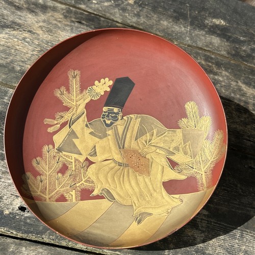 Antique japanese red - antique, lacquer
