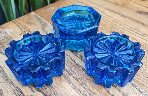 Antique victorian cobalt blue - ,