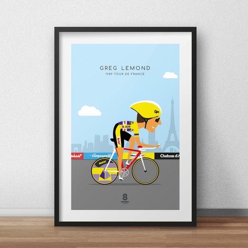 Greg lemond adr - 1989, paris