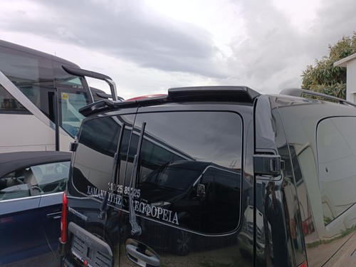 Rear roof spoiler barn doors - rear,