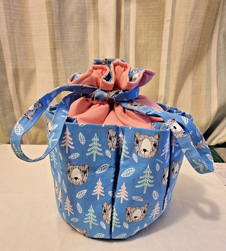 Handmade fabric organiser - fabric,