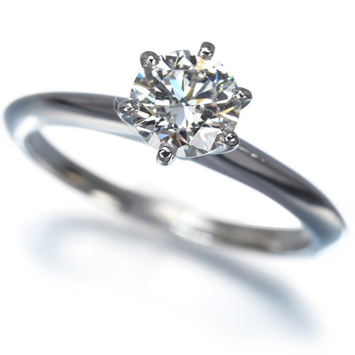 Auth tiffany ring diamond - auth,