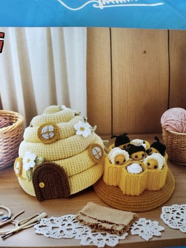 Beautiful crochet kit beehive - kit,