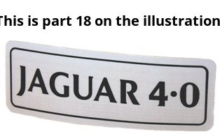 Jaguar emblem 6 3 - 5.3,