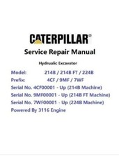 Repair Manual Caterpillar Cat