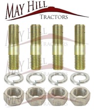 Massey Ferguson 135 165 168 178 290 390 590 Drawbar Bracket Hitch Stud Set 3/4"