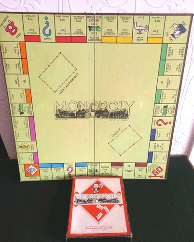 Vintage waddingtons monopoly - vintage,