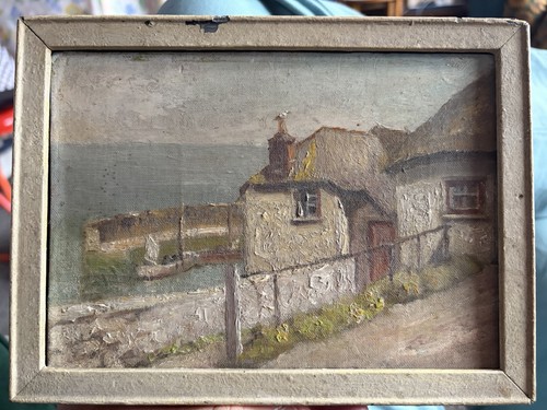 Newlyn c1950 original cornish - newlyn,