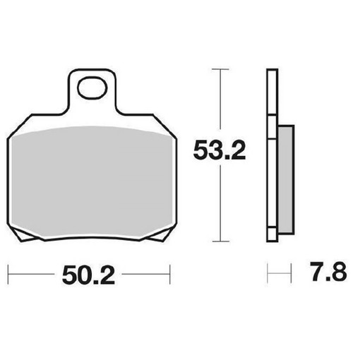 Sbs 730hf brake pads - 730hf, qjmotor