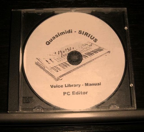 Quasimidi sirius cd - quasimidi,