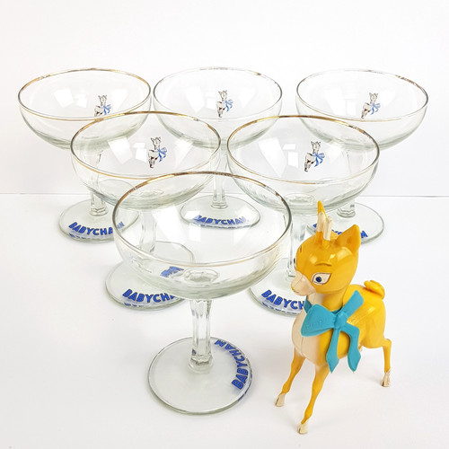 Vintage retro babycham - 6, x