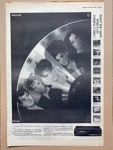 Cure compact disc poster - cure,