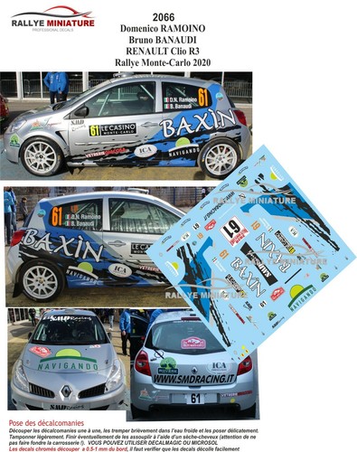 Decals ref 2066 renault - decals,