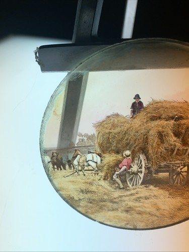 Magic lantern victorian glass - magic,