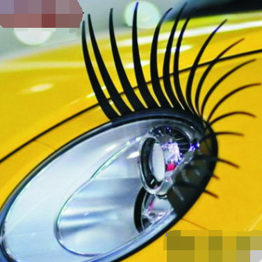 Headlight eyelash sticker car - eyelash,