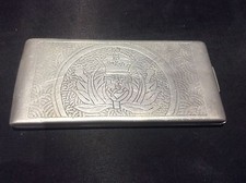 WW2 Italian POW Trench Art Cigarette Case Sierra Leone African Lady Bikini