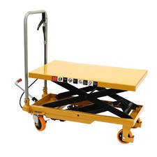 NEW Hydraulic Lift Table Cart 500 lbs Manual Single Scissor Lift Table 30.5" NEW