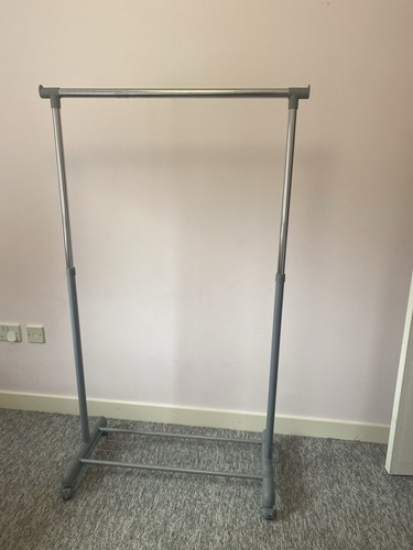 Metal clothes rail wheels - clothes,