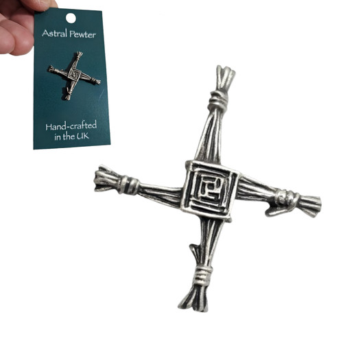 Brigid cross pin badge - pin,