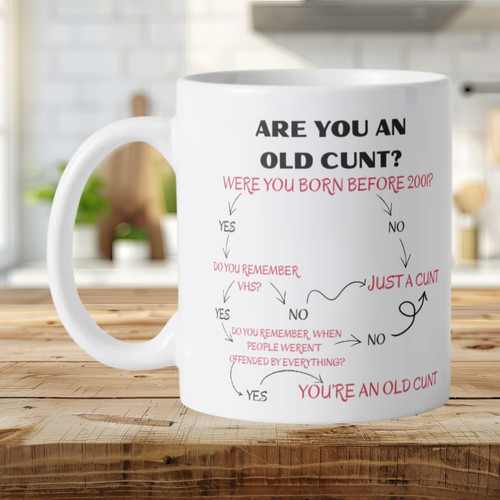 Funny rude mug - rude, adult