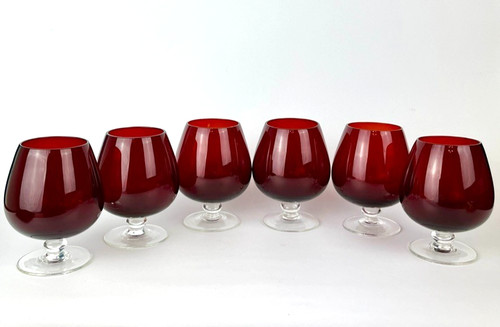 Vintage bohemia ruby - ruby, red