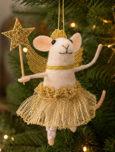 Sass belle fairy mouse felt - &,